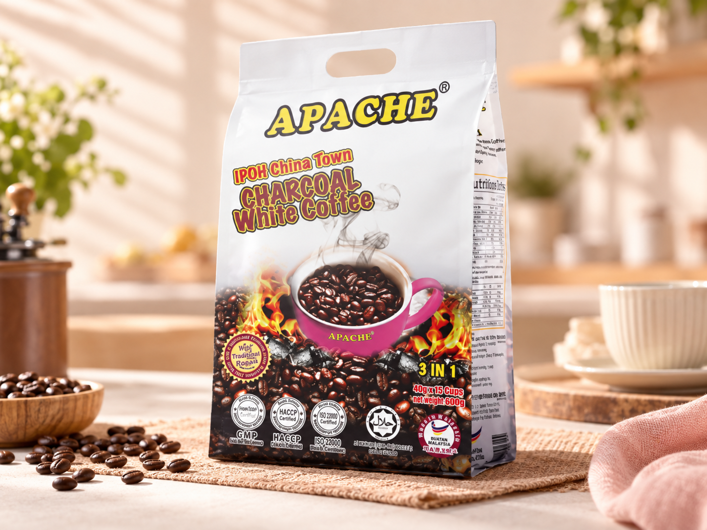 Apache 炭烧无糖白咖啡