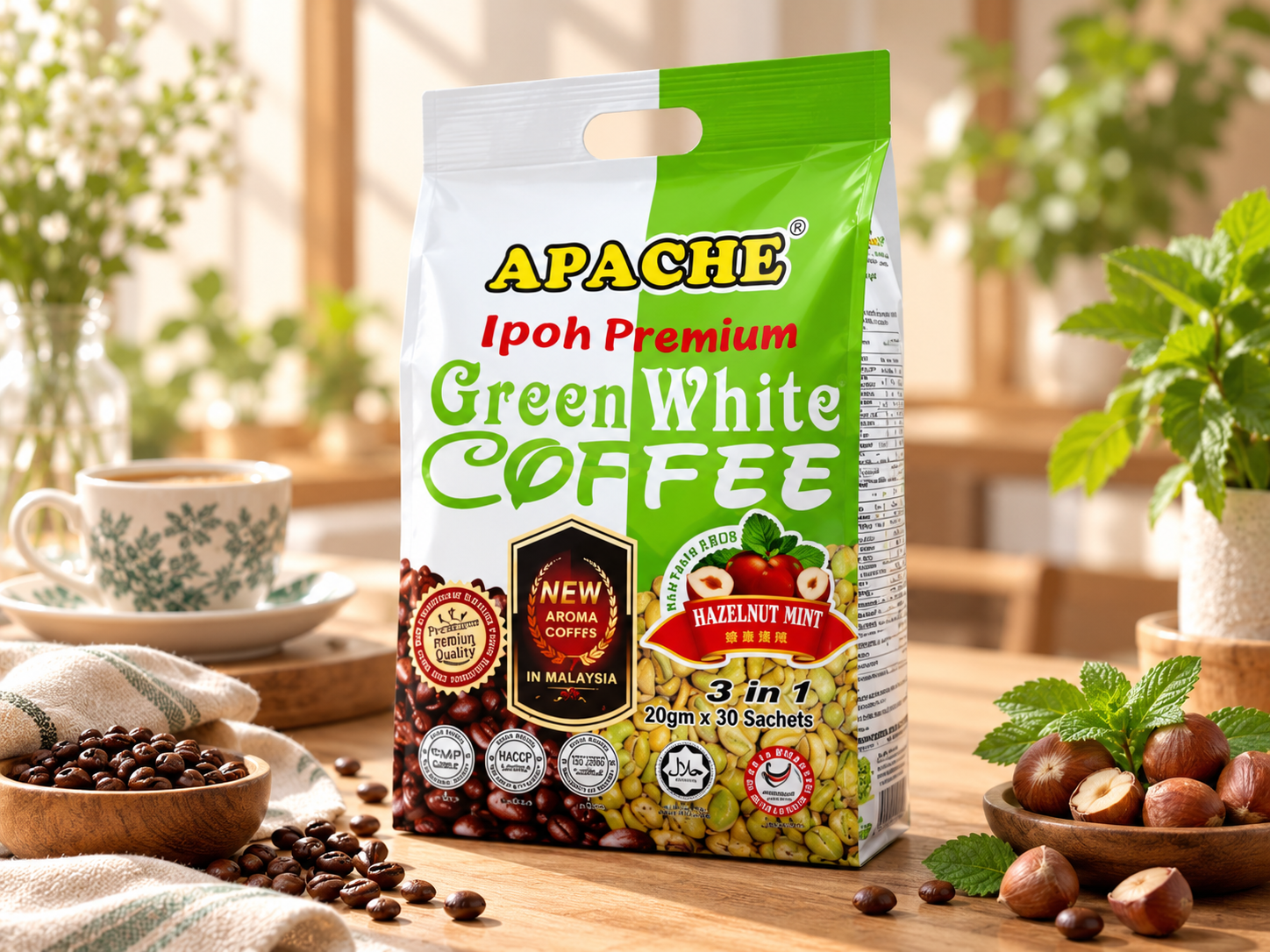 Apache 青白榛子薄荷咖啡