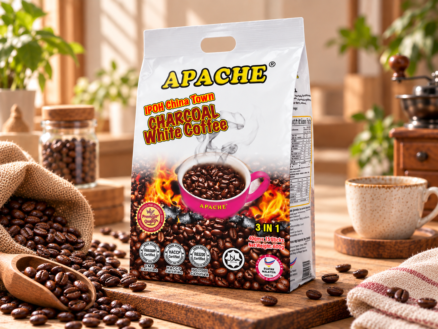 Apache 炭烧白咖啡